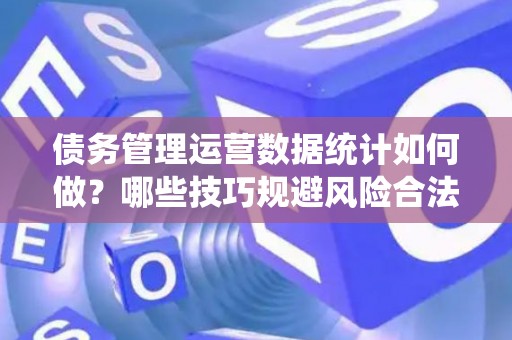债务管理运营数据统计如何做？哪些技巧规避风险合法？
